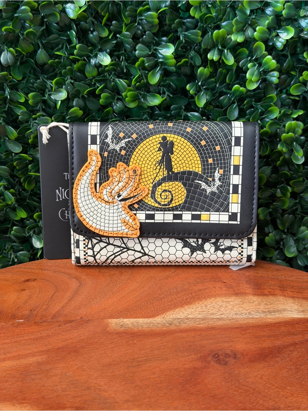 Loungefly Disney The Nightmare Before Christmas Mosaic Hill Scene Wallet